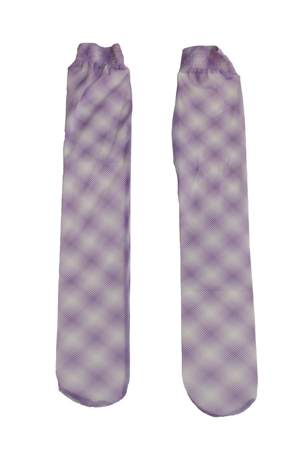 shushutong plaid tube socks ss21ac01